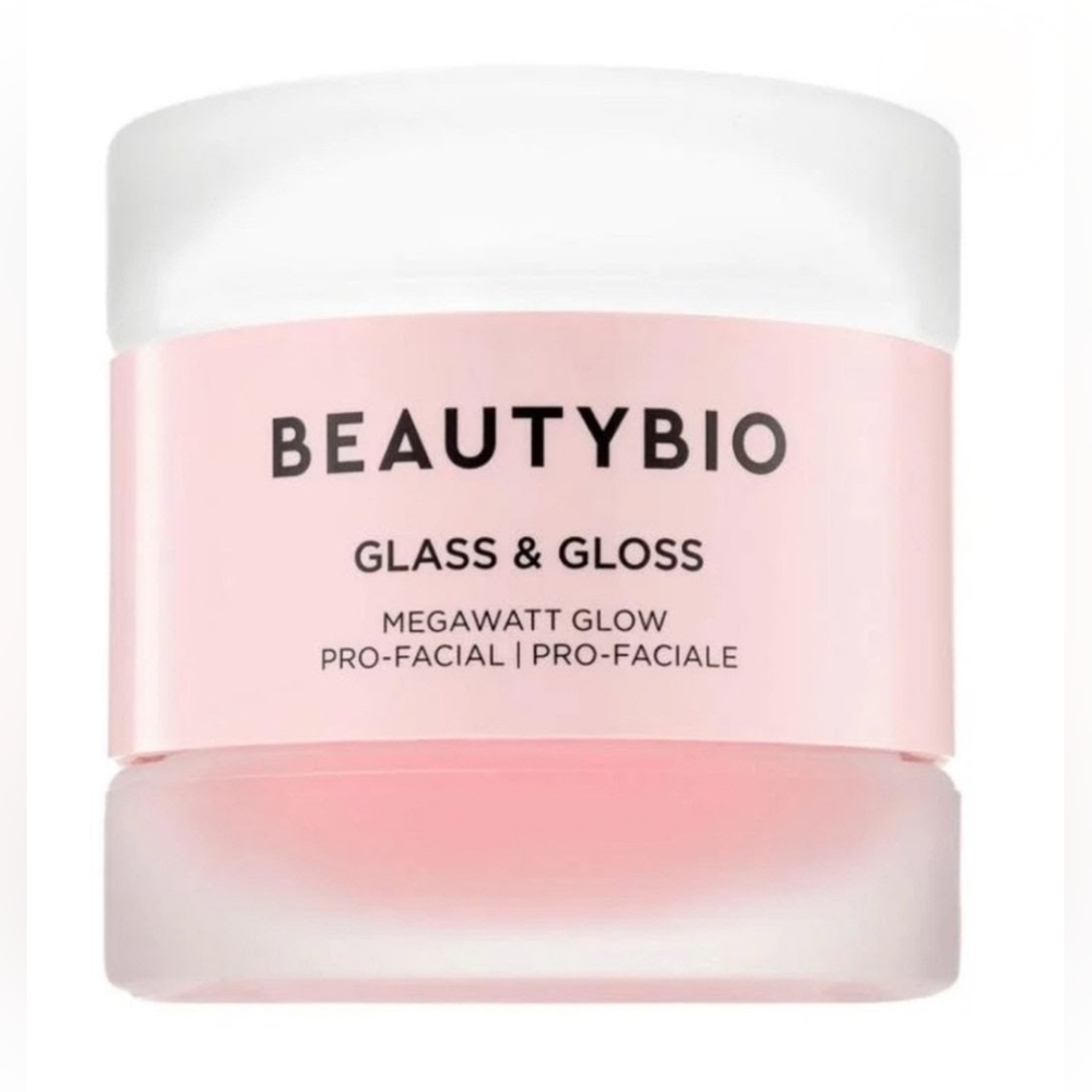 BeautyBio Glass & Gloss Megawatt Glow Pro-Facial, (2 x 1 oz) NEW IN BOX